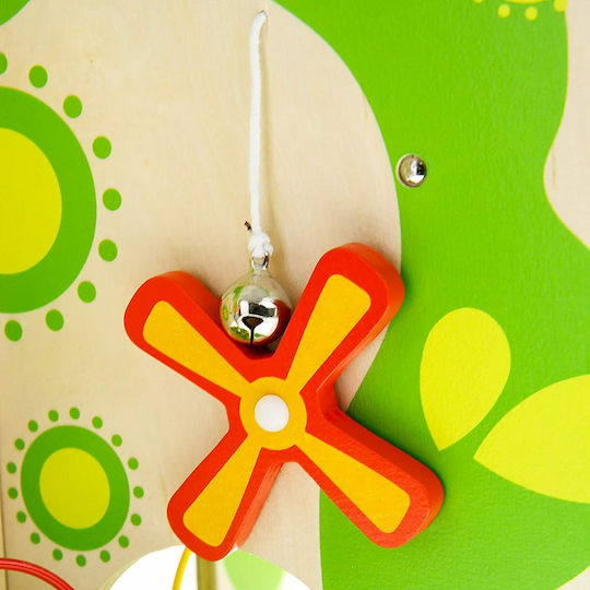 Tooky Toys Βρεφικό Παιχνίδι Περιστρεφόμενο Δέντρο Δραστηριοτήτων από Ξύλο για 24+ Μηνών