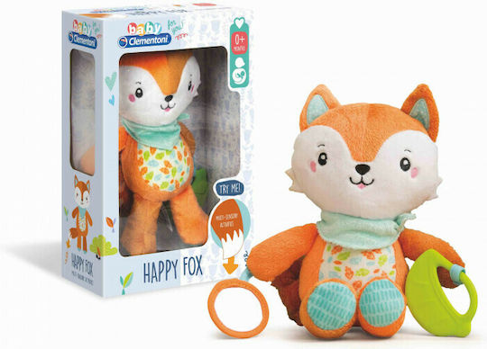 Baby Clementoni Animal Happy Fox made of Fabric for 0++ Months
