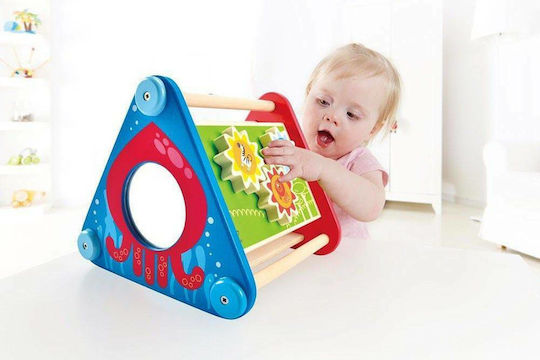 Hape Παιχνίδι Πυραμίδα Take-Along Activity Box από Ξύλο για 10+ Μηνών