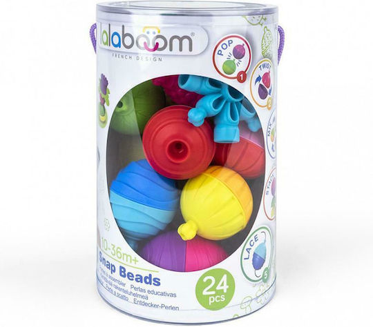 Lalaboom Βρεφικό Παιχνίδι Educational Beads 5 in 1 για 12+ Μηνών