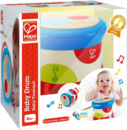 Hape Μουσικό Όργανο Early Melodies από Ξύλο με Μουσική για 6+ Μηνών