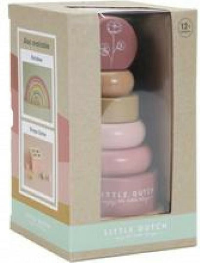 Little Dutch Stacking Toy Rocking Ring Stacker Adventure made of Wood for 12++ Months