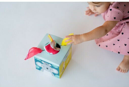 Taf Toys Κύβος Δραστηριοτήτων Kimmy Koala Wonder Tissue Box από Ύφασμα για 9+ Μηνών
