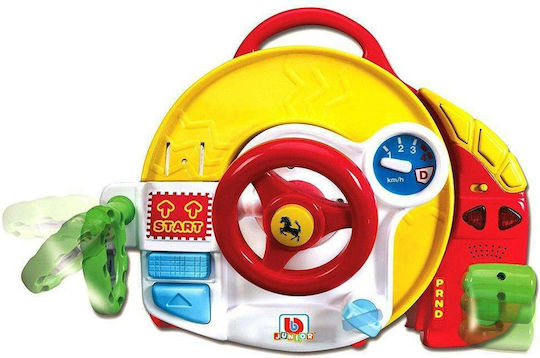 Bburago Steering Wheel Ferrari Dash'n Drive 2 in 1 with Light and Sounds for 12++ Months