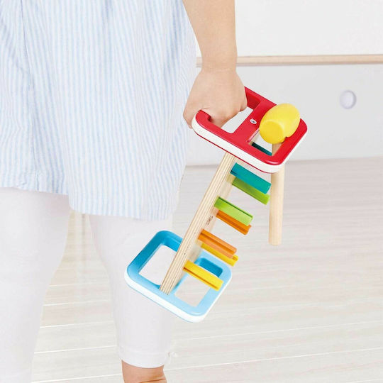 Hape Παιχνίδι με Σφυράκι Rainbow Pounder από Ξύλο για 12+ Μηνών