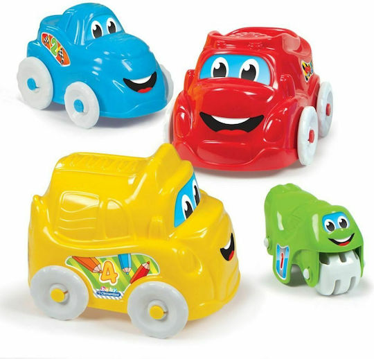 Baby Clementoni Stapelspielzeug Pyramide mit Autos mit Licht und Geräuschen für 6++ Monate