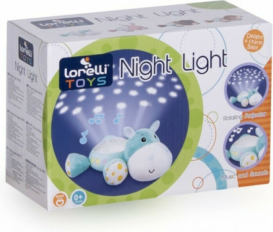 Lorelli Sleep Toy Night Light Monkey made of Fabric with Music, Light, and Sounds for 0++ Months