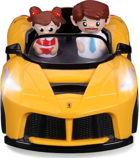 Bburago Vehicle Junior Ferrari Poppin Drivers with Lights for 12++ Months (Various Designs/Assortments of Designs) 1pc