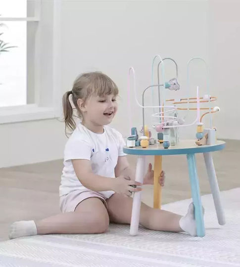 Viga Toys Τραπεζάκι Δραστηριοτήτων PolarB Τραπεζάκι Άσκηση Προγραφής από Ξύλο για 24+ Μηνών