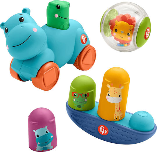 Fisher Price Играчка за подреждане Hello Moves Play Kit със звуци за 9++ месеца