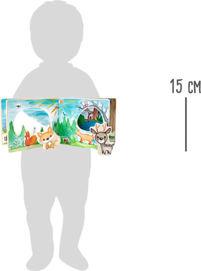 Small Foot Βιβλίο Δραστηριοτήτων Βιβλίο Διάδρασης Δάσος από Ξύλο για 12+ Μηνών