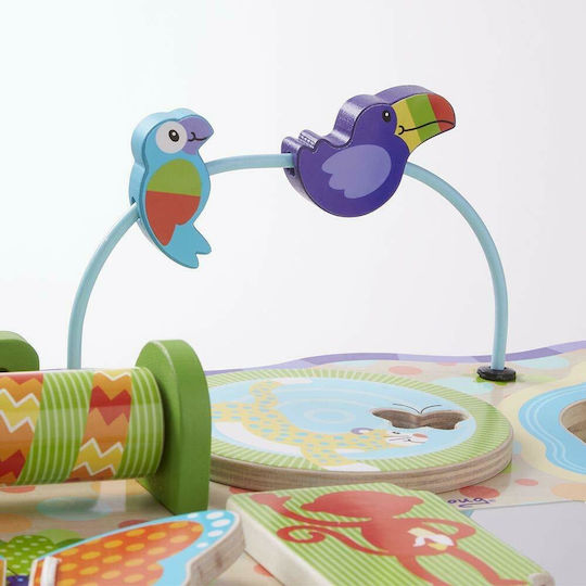 Melissa & Doug Activity Table Jungle made of Wood for 12++ Months