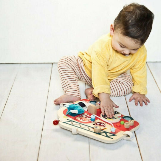 Lilliputiens Όχημα Πίνακας Δραστηριοτήτων Fire Station από Ξύλο με Ήχους για 10+ Μηνών