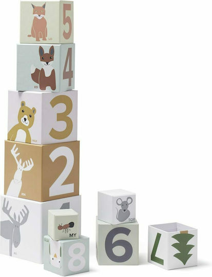 Kids Concept Stacking Toy Stocking Pyramid made of Wood for 12++ Months