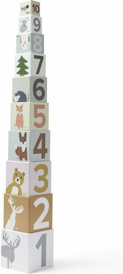 Kids Concept Stacking Toy Stocking Pyramid made of Wood for 12++ Months