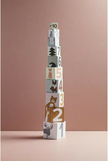 Kids Concept Stacking Toy Stocking Pyramid made of Wood for 12++ Months