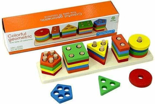Formensortierspiel Spiel der geometrischen Formen aus Holz für 36++ Monate