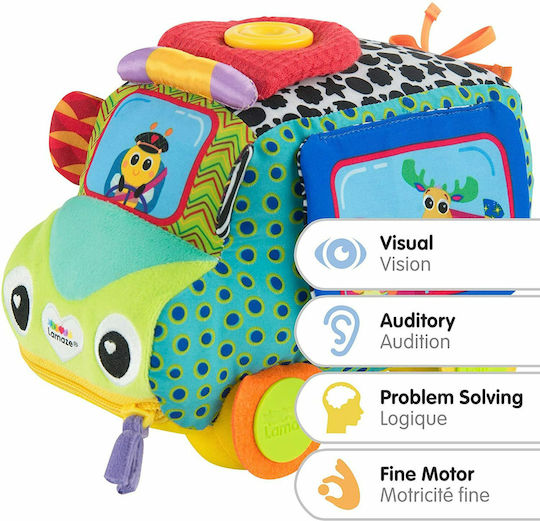 Lamaze Όχημα Freddie's Activity Bus από Ύφασμα με Ήχους για 18+ Μηνών