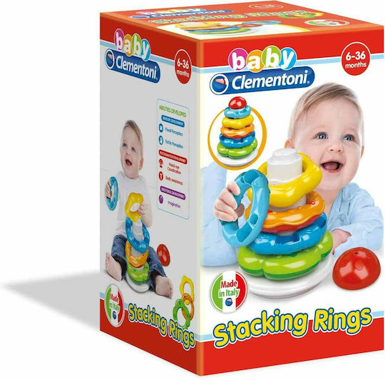 Baby Clementoni Παιχνίδι Πυραμίδα Πυραμίδα για 6+ Μηνών