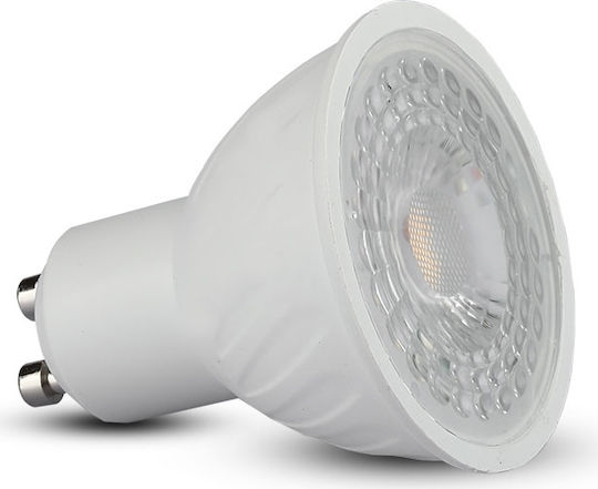 V-TAC VT-247D LED Bulb 6.5W for Socket GU10 and Shape MR16 Natural White 450lm Dimmable