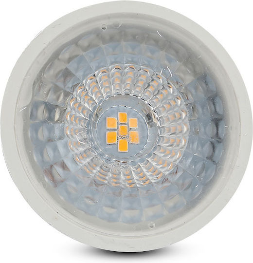 V-TAC VT-247 LED Bulb 6.5W for Socket GU10 and Shape MR16 Warm White 480lm