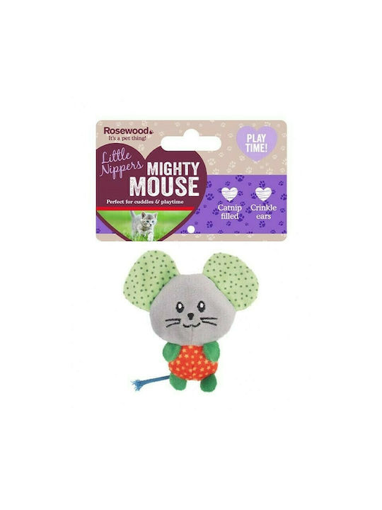 Rosewood Mighty Mouse Играчка за котки Мишка в цвят