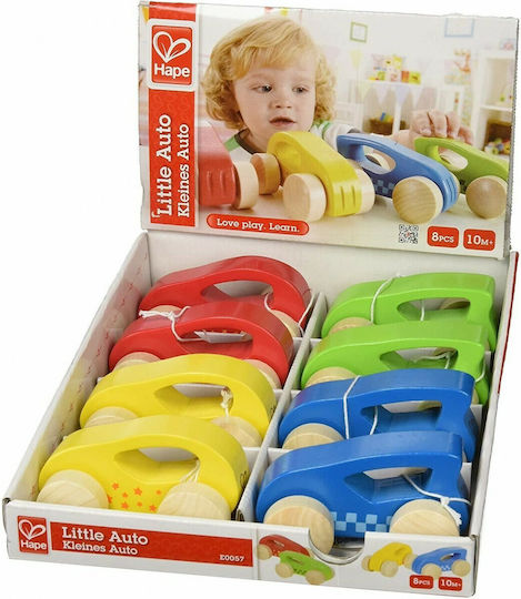 Hape Όχημα Αυτοκινητάκι από Ξύλο για 10+ Μηνών Πολύχρωμο (Διάφορα Σχέδια) 1τμχ