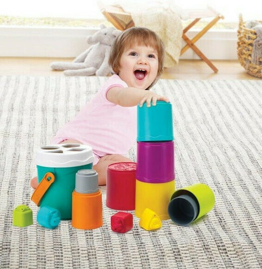 Infantino Παιχνίδι Στοίβαξης Stack 'N Nest Buckets για 6+ Μηνών