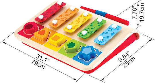 Hape Wooden Xylophone Puzzle Xylophone For 1+ Years