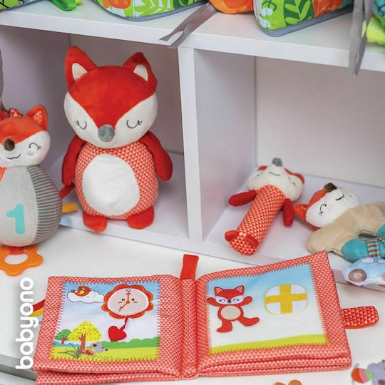 Babyono Κύβος Δραστηριοτήτων Friendly Forest από Ύφασμα με Ήχους για 6+ Μηνών