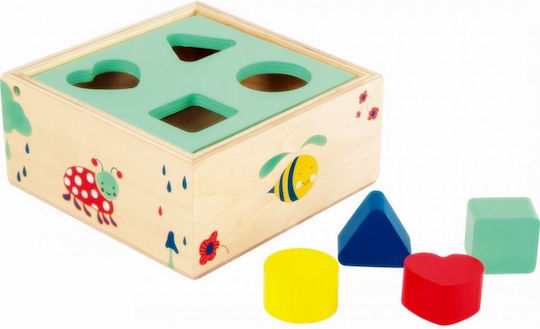 Small Foot Formensortierspiel Bildungswürfel Move it aus Holz für 12++ Monate