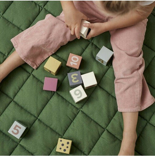 Kids Concept Stacking Toy Composition Cubes Edvin made of Wood for 12++ Months