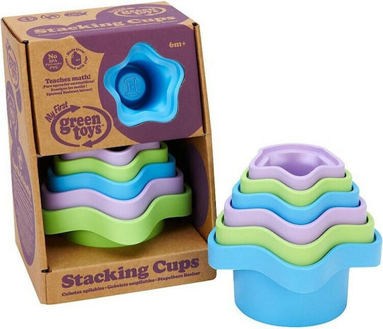 Green Toys Παιχνίδι Στοίβαξης Stacking Cups για 6+ Μηνών