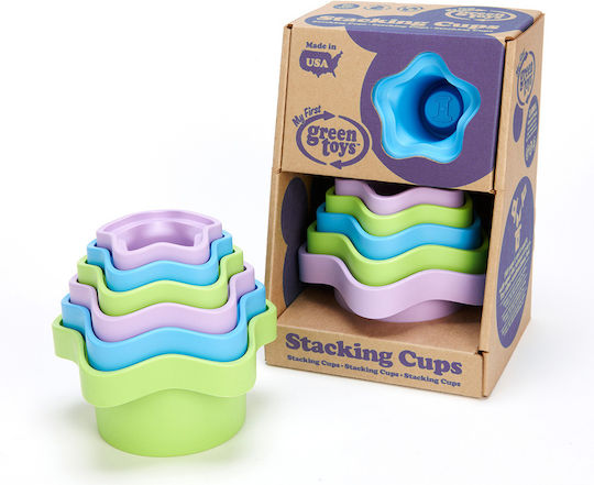 Green Toys Παιχνίδι Στοίβαξης Stacking Cups για 6+ Μηνών