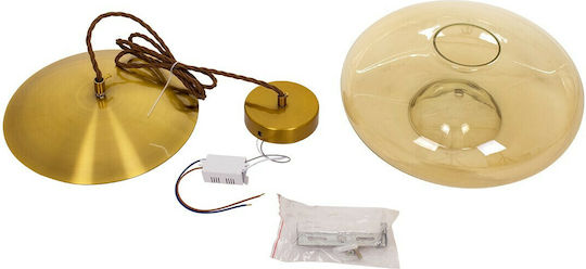 GloboStar Axton Hängelampe Honig 30x30x15cm.