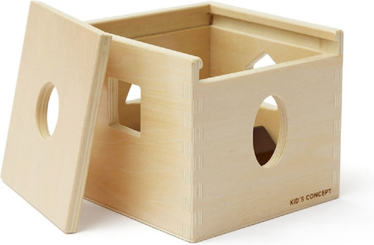 Kids Concept Formensortierspiel Formensortierwürfel aus Holz für 12++ Monate