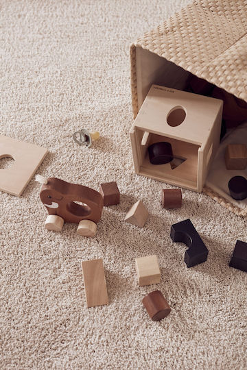 Kids Concept Formensortierspiel Formensortierwürfel aus Holz für 12++ Monate