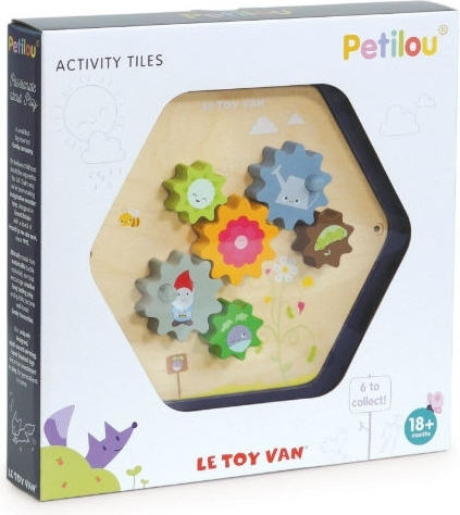 Le Toy Van Jucărie pentru Bebeluși Spinning Spring Garden din Lemn pentru 18++ Luni