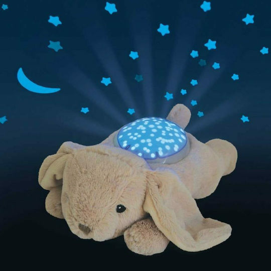 Cloud b Sleep Toy Plush Bunny with Projector made of Fabric with Lights for 0++ Months