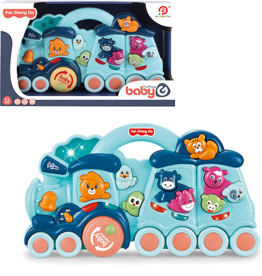 Snainter Vehicle The Animal Train with Light and Sounds for 18++ Months