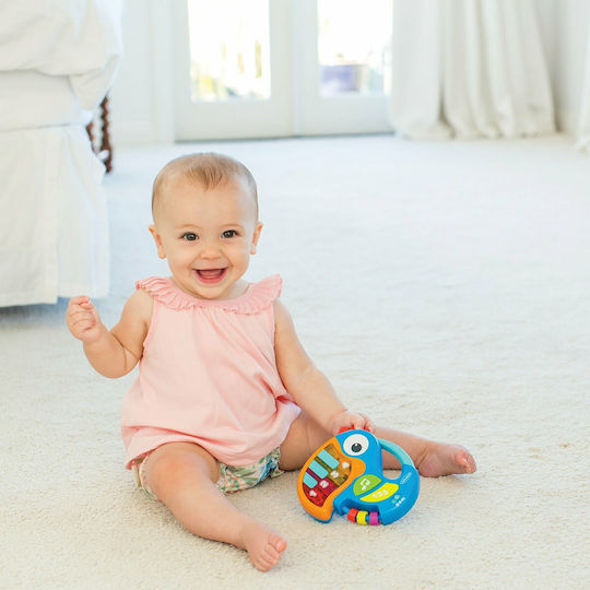 Infantino Musical Instrument Piano & Numbers Learning Toucaln with Music for 6++ Months