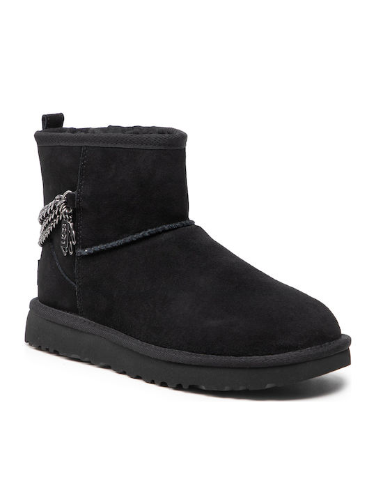 UGG Classic Mini Chains Ankle Boots Black