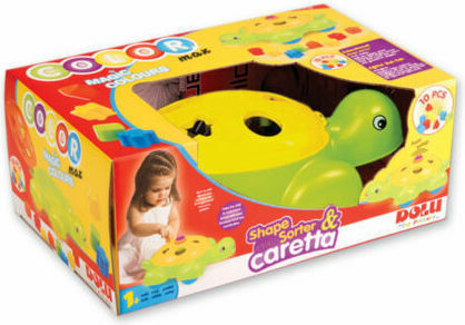 Dolu Παιχνίδι Ταξινόμησης Σχημάτων Turtle Shape Sorter για 12+ Μηνών