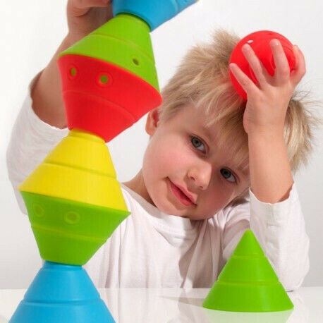 Bilibo Stacking Toy Hix Tropic Colors for 6++ Months