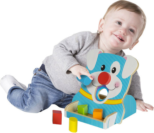 Melissa & Doug Παιχνίδι Ταξινόμησης Σχημάτων Wooden Spin and Feed First Play Shape Sorter από Ξύλο για 12+ Μηνών
