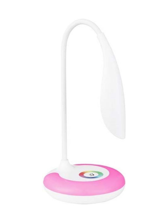 Spot Light LED Φωτιστικό Γραφείου με Εύκαμπτο Βραχίονα σε Λευκό Χρώμα