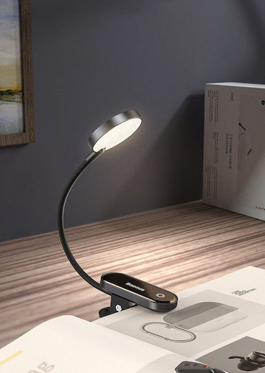 Baseus Book Light LED with Clip Black