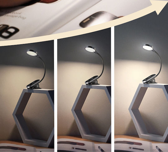 Baseus Book Light LED with Clip Black