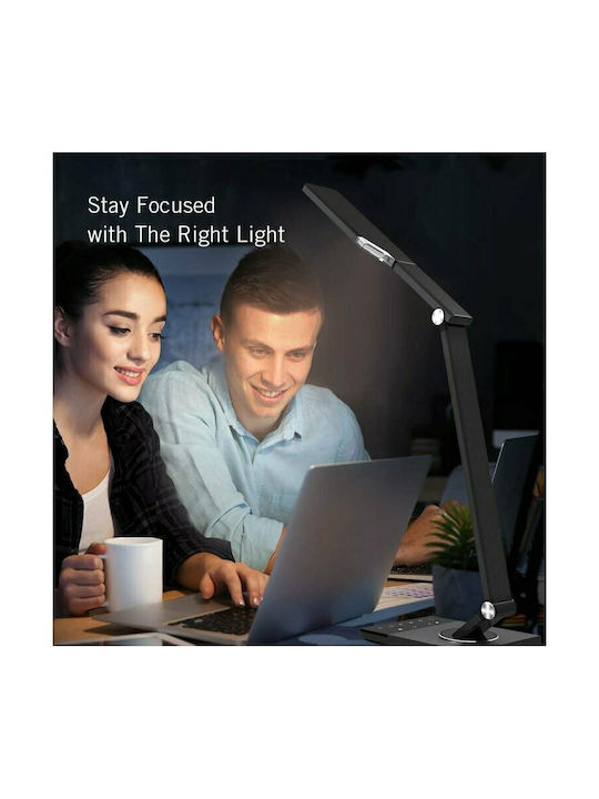 TaoTronics LED Office Lamp Foldable in Gray Color