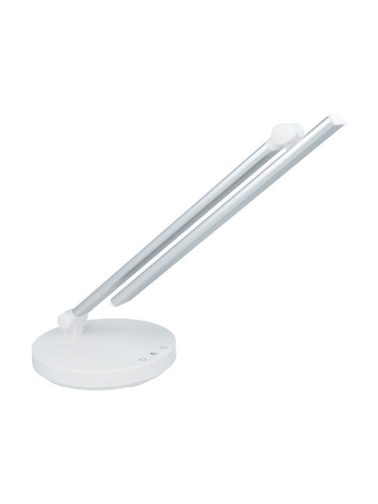 PH3833 LED Lumină de Birou Incarcator wireless USB în Culoarea Argintiu